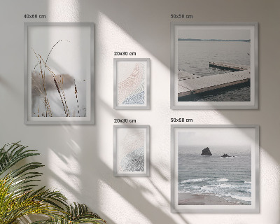 Polyptic înrămat Peisaje marine minimaliste