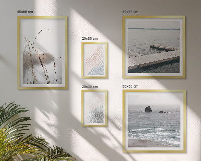 Polyptic înrămat Peisaje marine minimaliste