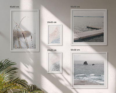 Polyptic înrămat Peisaje marine minimaliste