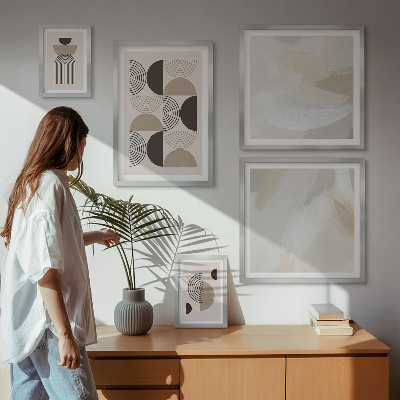 Decorațiune de perete set tablouri Geometrie a formelor abstracte