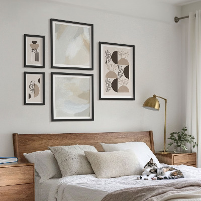 Decorațiune de perete set tablouri Geometrie a formelor abstracte