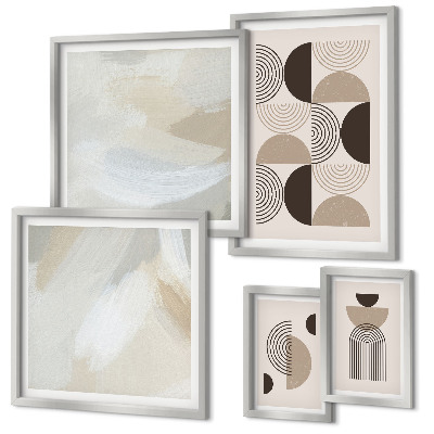 Decorațiune de perete set tablouri Geometrie a formelor abstracte