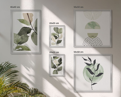 Polyptic înrămat Motive vegetale scandinave