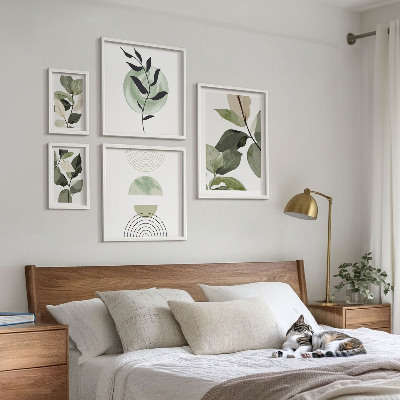 Polyptic înrămat Motive vegetale scandinave