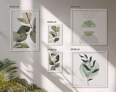 Polyptic înrămat Motive vegetale scandinave
