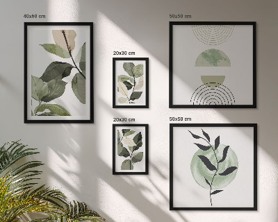 Polyptic înrămat Motive vegetale scandinave