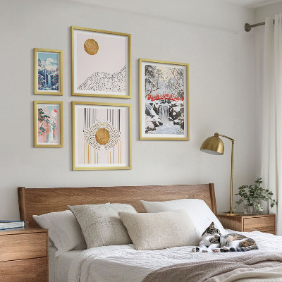 Decorațiune de perete set tablouri Peisaje cascade poduri Japonia