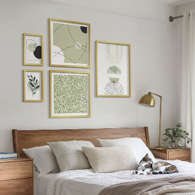 Polyptic înrămat Forme abstracte de plante