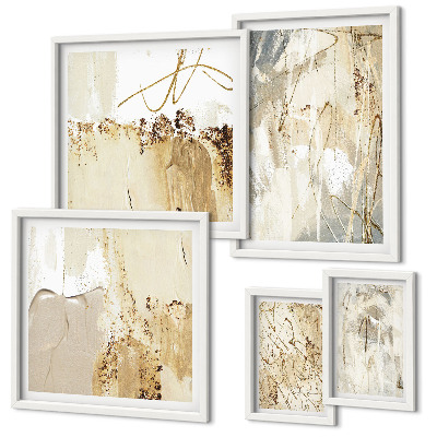 Decorațiune de perete set tablouri Compoziții minimaliste abstracte