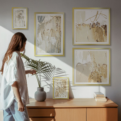 Decorațiune de perete set tablouri Compoziții minimaliste abstracte
