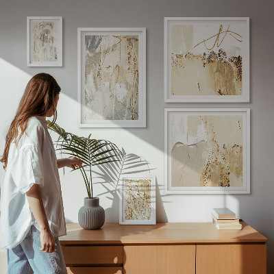 Decorațiune de perete set tablouri Compoziții minimaliste abstracte