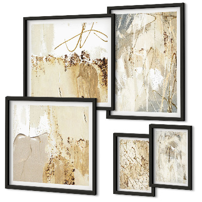 Decorațiune de perete set tablouri Compoziții minimaliste abstracte