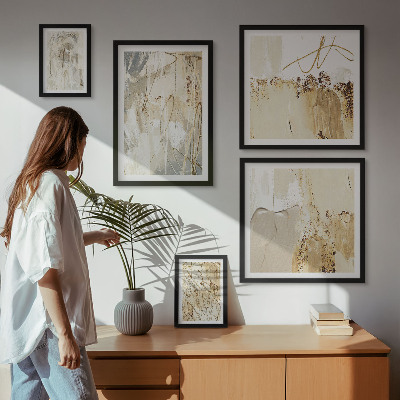 Decorațiune de perete set tablouri Compoziții minimaliste abstracte