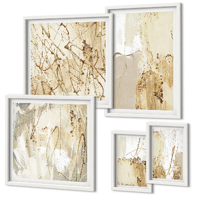 Decorațiune de perete set tablouri Texturi moderne abstracte