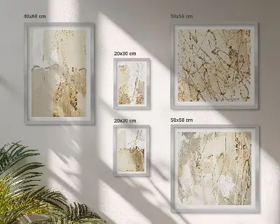 Set de tablouri decorative pentru perete cu texturi abstracte moderne