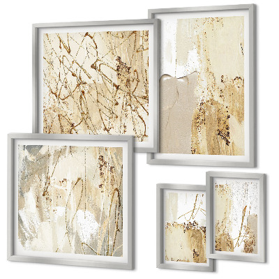 Decorațiune de perete set tablouri Texturi moderne abstracte