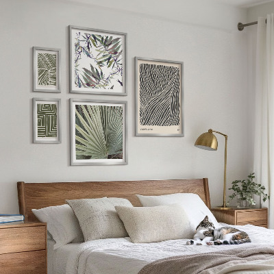 Decorațiune de perete set tablouri Modele minimaliste de plante