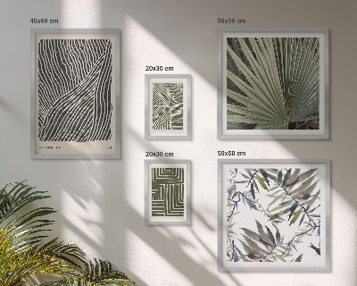 Decorațiune de perete set tablouri Modele minimaliste de plante