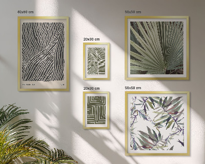 Decorațiune de perete set tablouri Modele minimaliste de plante