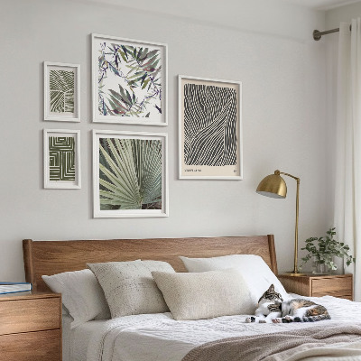 Decorațiune de perete set tablouri Modele minimaliste de plante