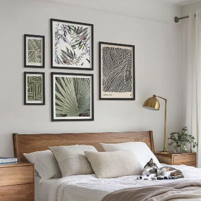 Decorațiune de perete set tablouri Modele minimaliste de plante