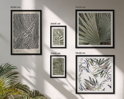 Decorațiune de perete set tablouri Modele minimaliste de plante