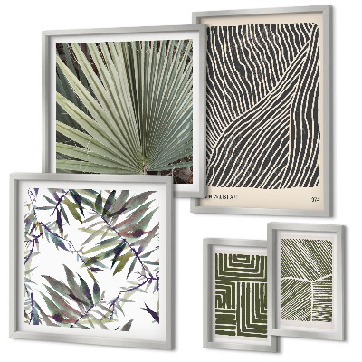 Decorațiune de perete set tablouri Modele minimaliste de plante