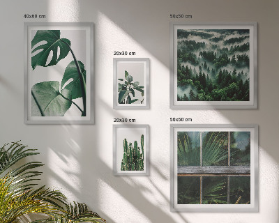 Decorațiune de perete set tablouri Inspirații din plante din zonele tropicale