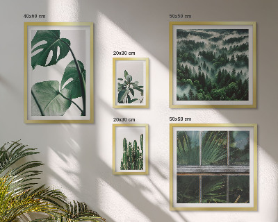 Decorațiune de perete set tablouri Inspirații din plante din zonele tropicale