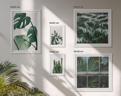 Decorațiune de perete set tablouri Inspirații din plante din zonele tropicale