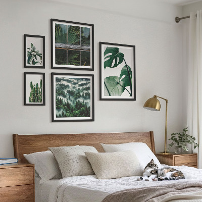 Decorațiune de perete set tablouri Inspirații din plante din zonele tropicale