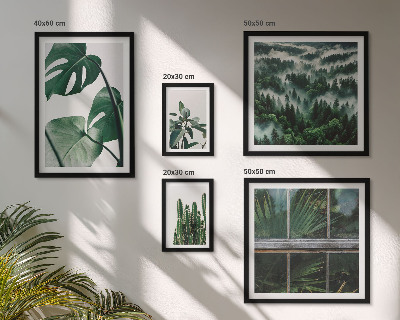 Decorațiune de perete set tablouri Inspirații din plante din zonele tropicale