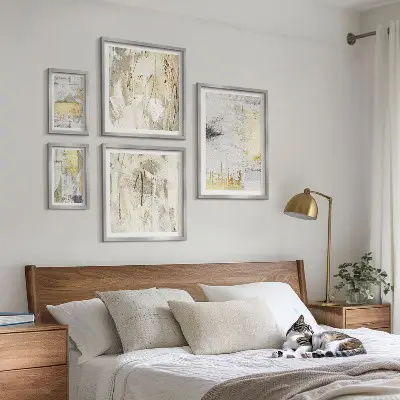 Set de tablouri decorative pentru perete cu modele abstracte elegante