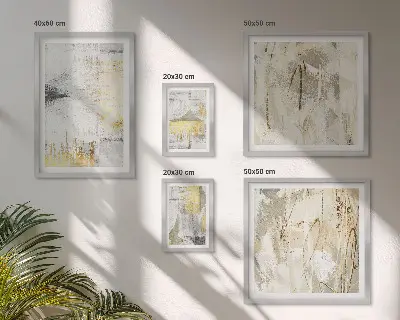 Set de tablouri decorative pentru perete cu modele abstracte elegante