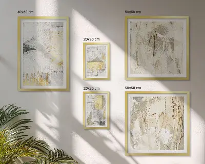 Set de tablouri decorative pentru perete cu modele abstracte elegante