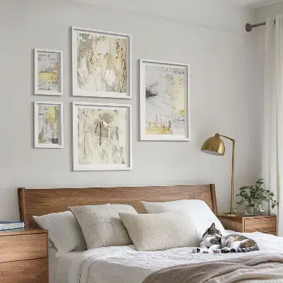 Set de tablouri decorative pentru perete cu modele abstracte elegante