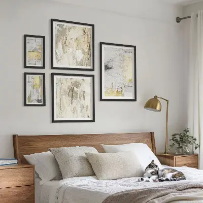 Set de tablouri decorative pentru perete cu modele abstracte elegante