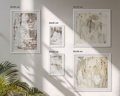 Decorațiune de perete set tablouri Compoziții neutre abstracte
