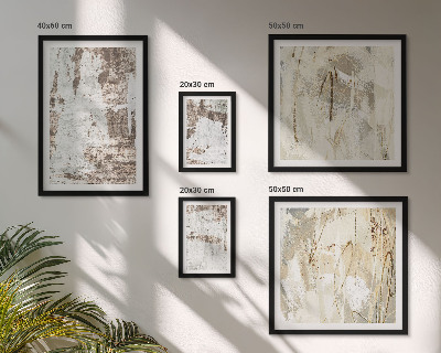 Decorațiune de perete set tablouri Compoziții neutre abstracte