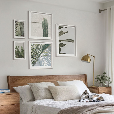 Decorațiune de perete set tablouri Accente moderne de plante