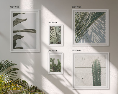 Decorațiune de perete set tablouri Accente moderne de plante
