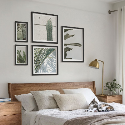 Decorațiune de perete set tablouri Accente moderne de plante
