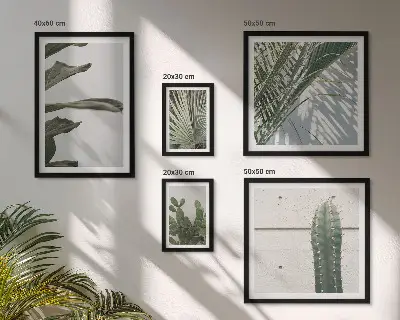 Set tablouri decorative de perete cu modele moderne de plante