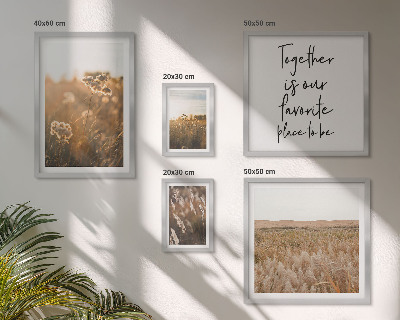 Decorațiune de perete set tablouri Zicale despre peisaje naturale și flori