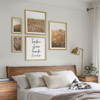 Decorațiune de perete set tablouri Zicale despre peisaje naturale și flori