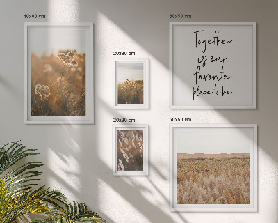 Decorațiune de perete set tablouri Zicale despre peisaje naturale și flori