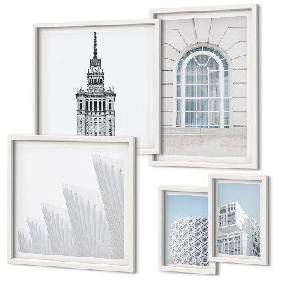 Polyptic înrămat Arhitectură modernă minimalistă