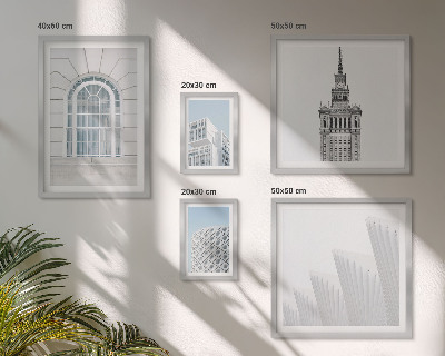 Polyptic înrămat Arhitectură modernă minimalistă