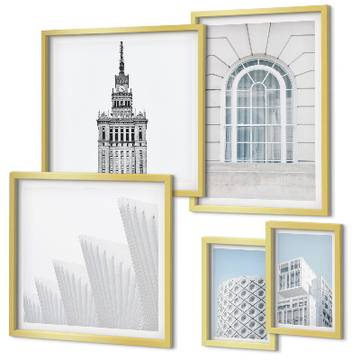 Polyptic înrămat Arhitectură modernă minimalistă
