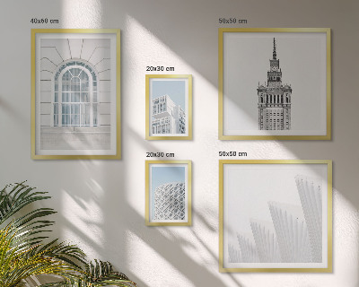 Polyptic înrămat Arhitectură modernă minimalistă